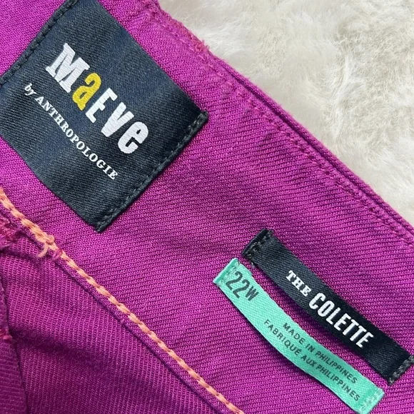 MAEVE ANTHROPOLOGIE The Colette Linen Pants Cropped High Rise Wide Leg Plus 22W - Picture 11 of 17